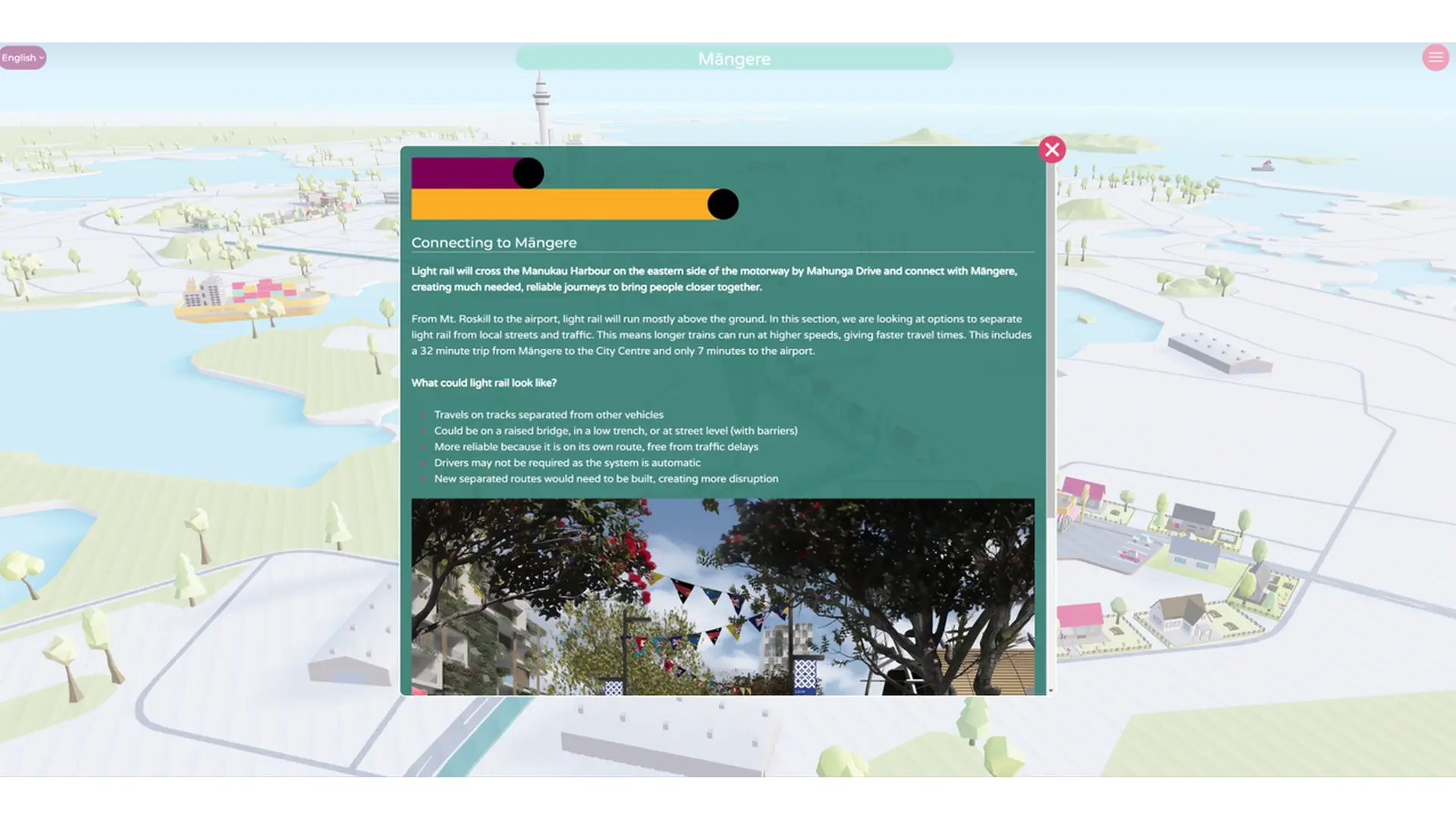 Auckland Light Rail Web Experience screenshot 3